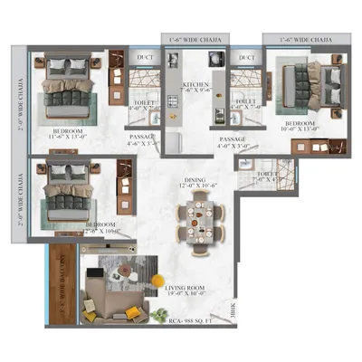 1 & 2 BHK Apartment in Siddharth Nagar, Goregaon West